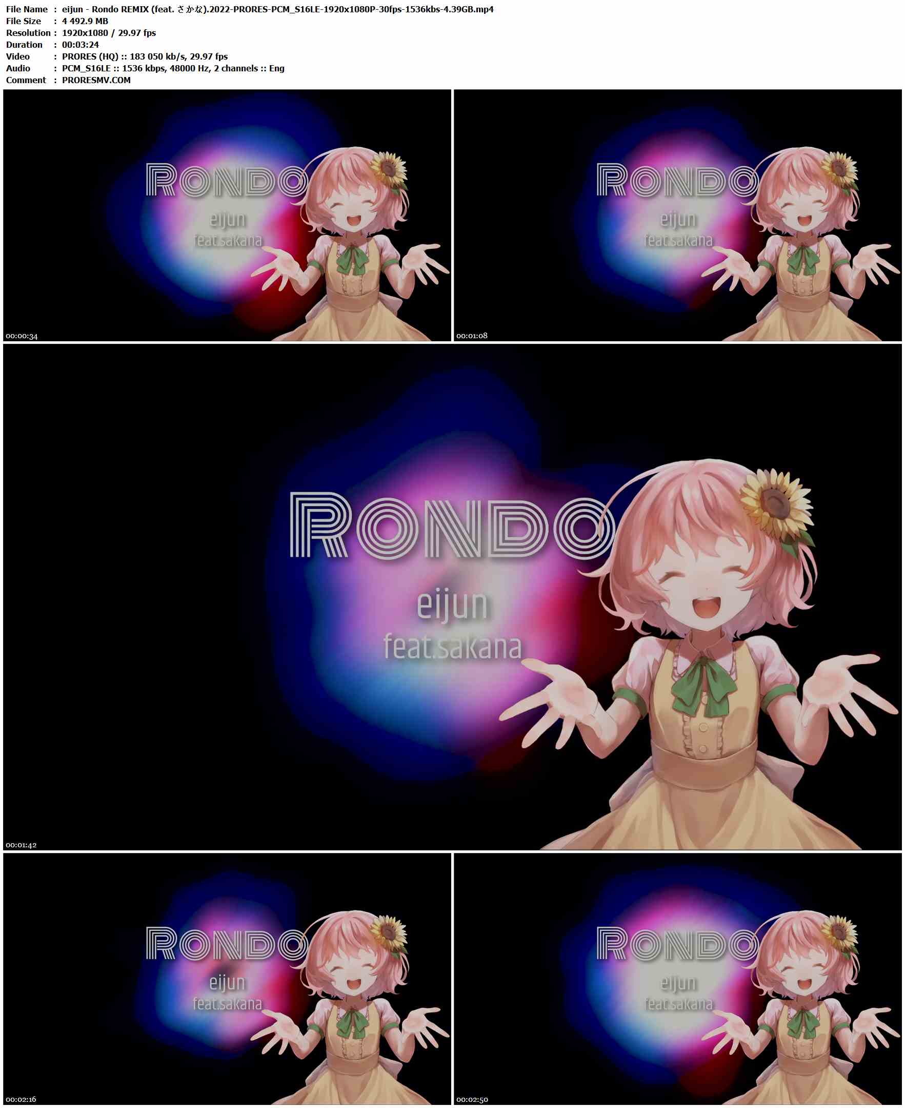 eijun - Rondo REMIX (feat. さかな).2022-PRORES-PCM_S16LE-1920x1080P-30fps-1536kbs-4.39GB官方MV_高清MV